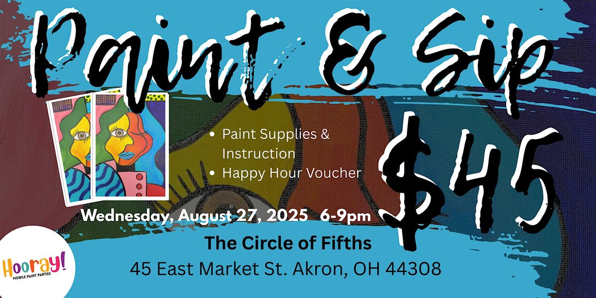 Cubist  Self-Portrait Paint and Sip, 27 August | Event in Akron | AllEvents