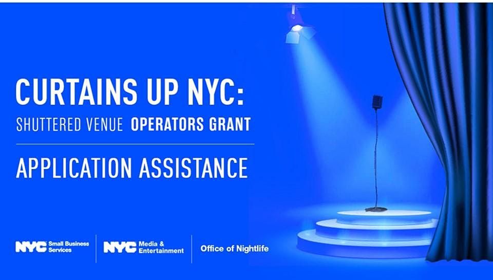 Shuttered Venue Operators Grant Save Our Stages Webinar 05 26 2021 May 26 2021 Online Event Allevents In 2021 Nyc Sba Christmas Party