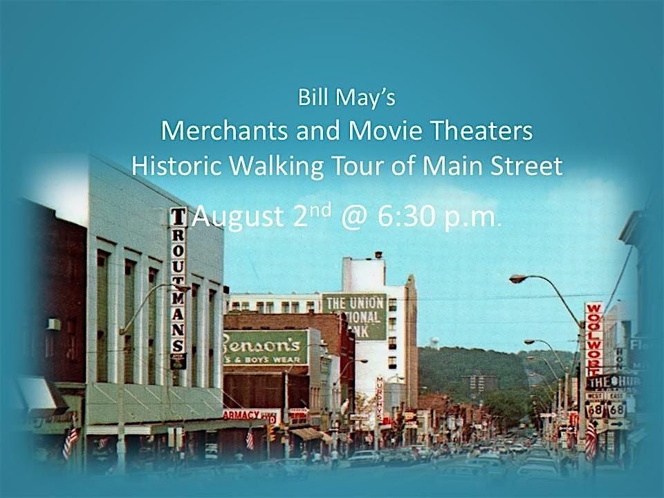 Historic Merchants and Movie Theaters on Main Street--A  Walking Tour, 2 August | Event in Butler | AllEvents