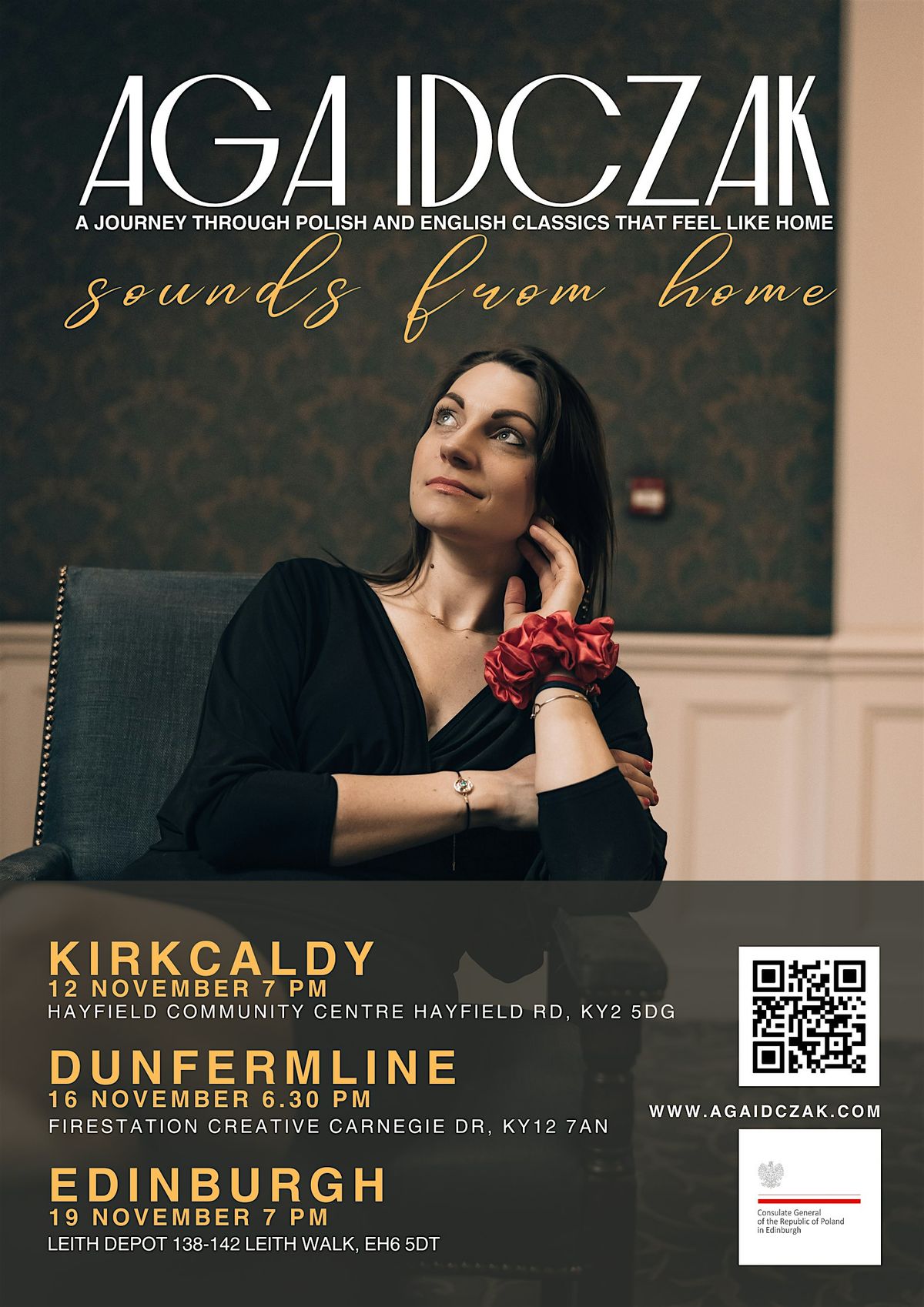 Aga Idczak – Sounds from Home Tour, Kirkcaldy!, 12 November | Event in Kirkcaldy | AllEvents