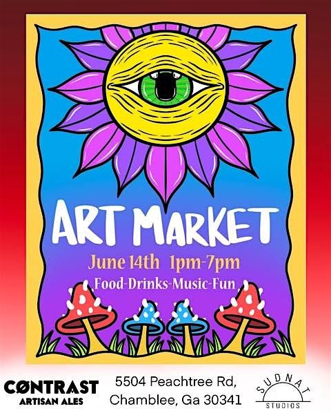 Art Market @ Contrast Artisan Ales, 14 June | Event in Chamblee | AllEvents