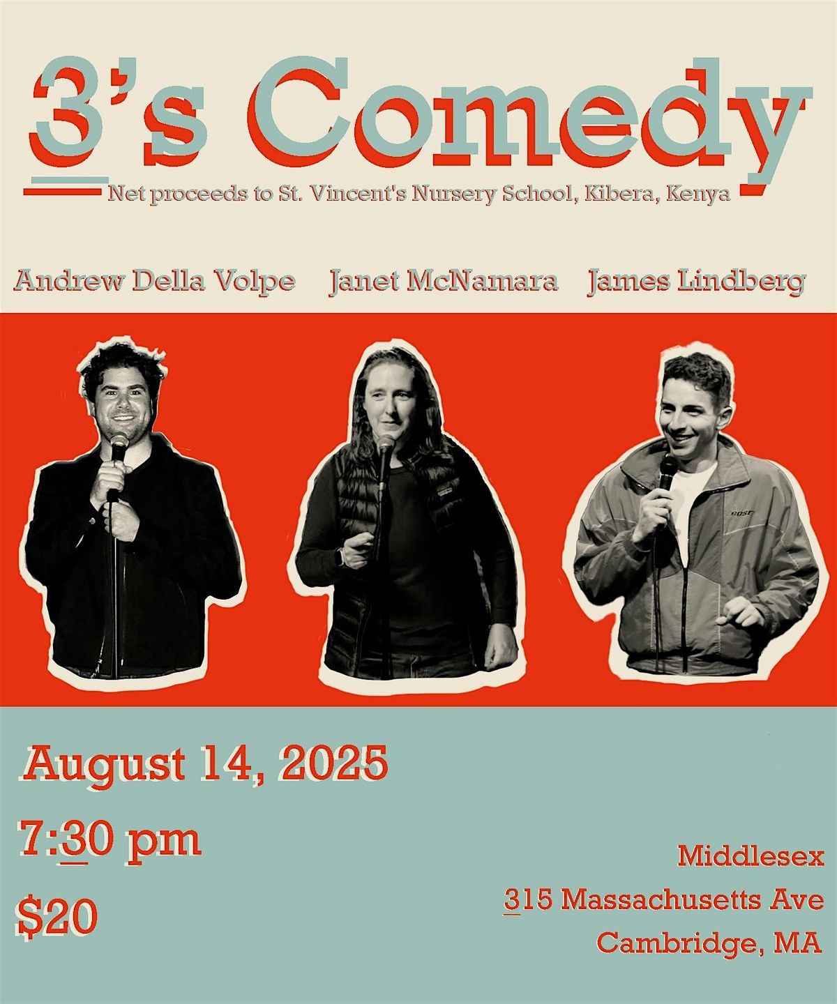 3's Comedy, 14 August | Event in Cambridge | AllEvents