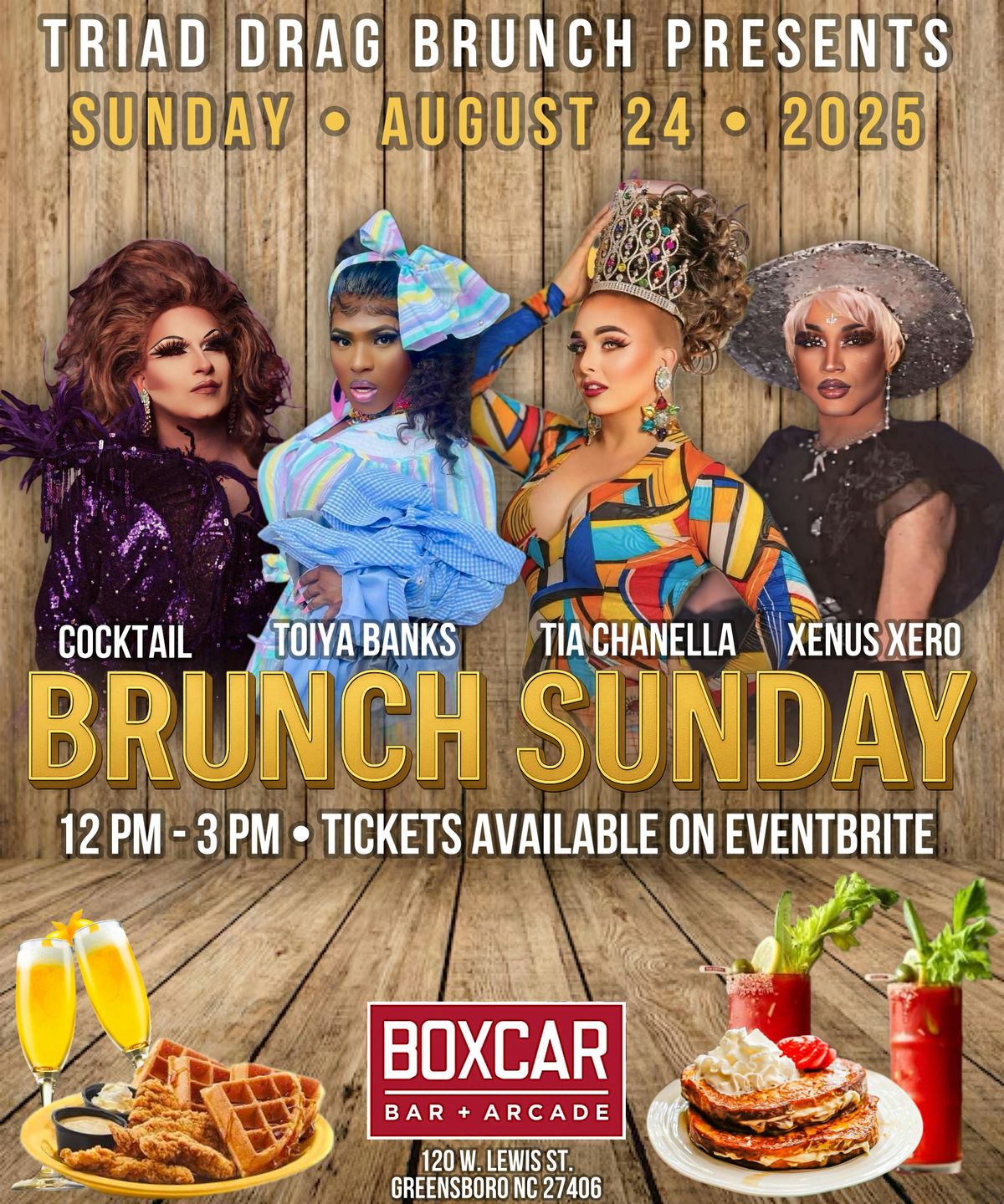 Triad Drag Brunch, 24 August | Event in Greensboro | AllEvents