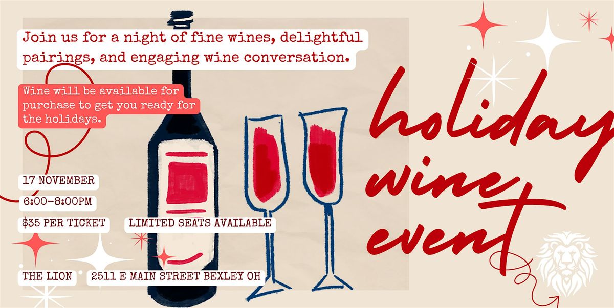 Your Invited to an Evening of Wine & Wonder, 17 November | Event in Bexley | AllEvents