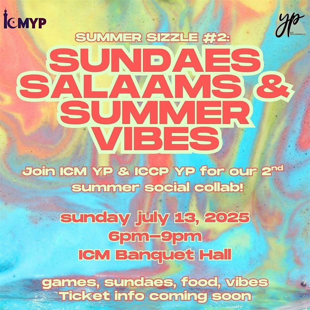 Summer Sizzle #2 - ICM YP & ICCP YP Summer Collab, 13 July | Event in Gaithersburg | AllEvents