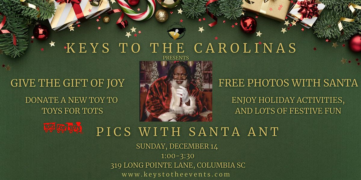 PICS WITH SANTA ANT, 14 December | Event in Columbia | AllEvents