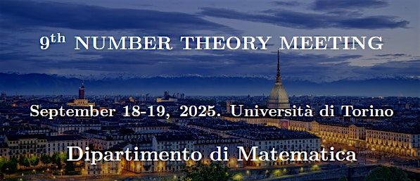 9th Number Theory Meeting, 18 September | Event in Torino | AllEvents