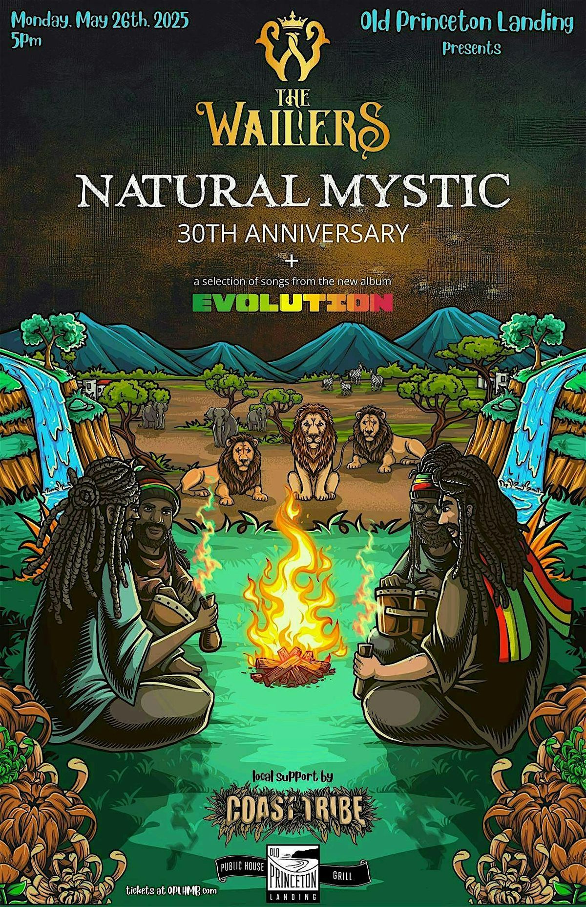 The Wailers Natural Mystic 30th Anniversary at Old Princeton Landing, 26 May | Event in Half Moon Bay | AllEvents