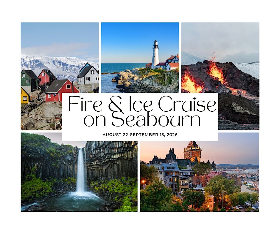 Fire & Ice Cruise on The Seabourn Ovation August 22-September 13, 2026, 18 August | Event in Reykjavík