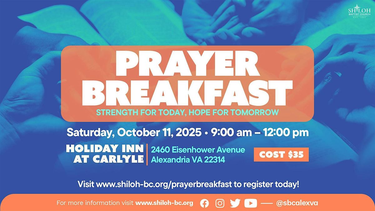 Prayer Breakfast, 11 October | Event in Alexandria | AllEvents