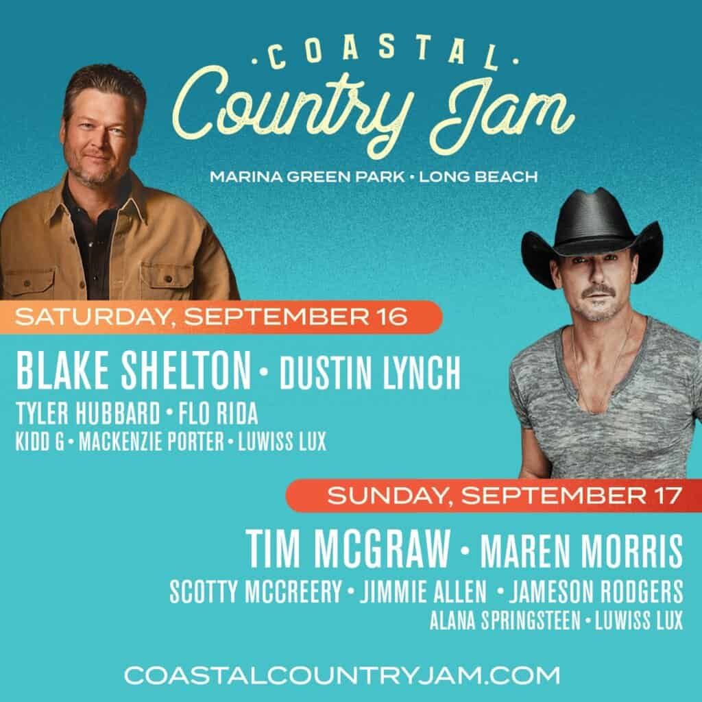 Coastal Country Jam Tim McGraw Maren Morris Scotty McCreery coastal-country-jam-tim-mcgraw-maren-morris-scotty-mccreery