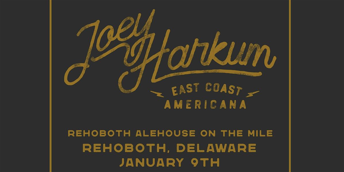 Joey Harkum Duo at Rehoboth Ale House on the Mile!, 9 January | Event in Rehoboth Beach | AllEvents