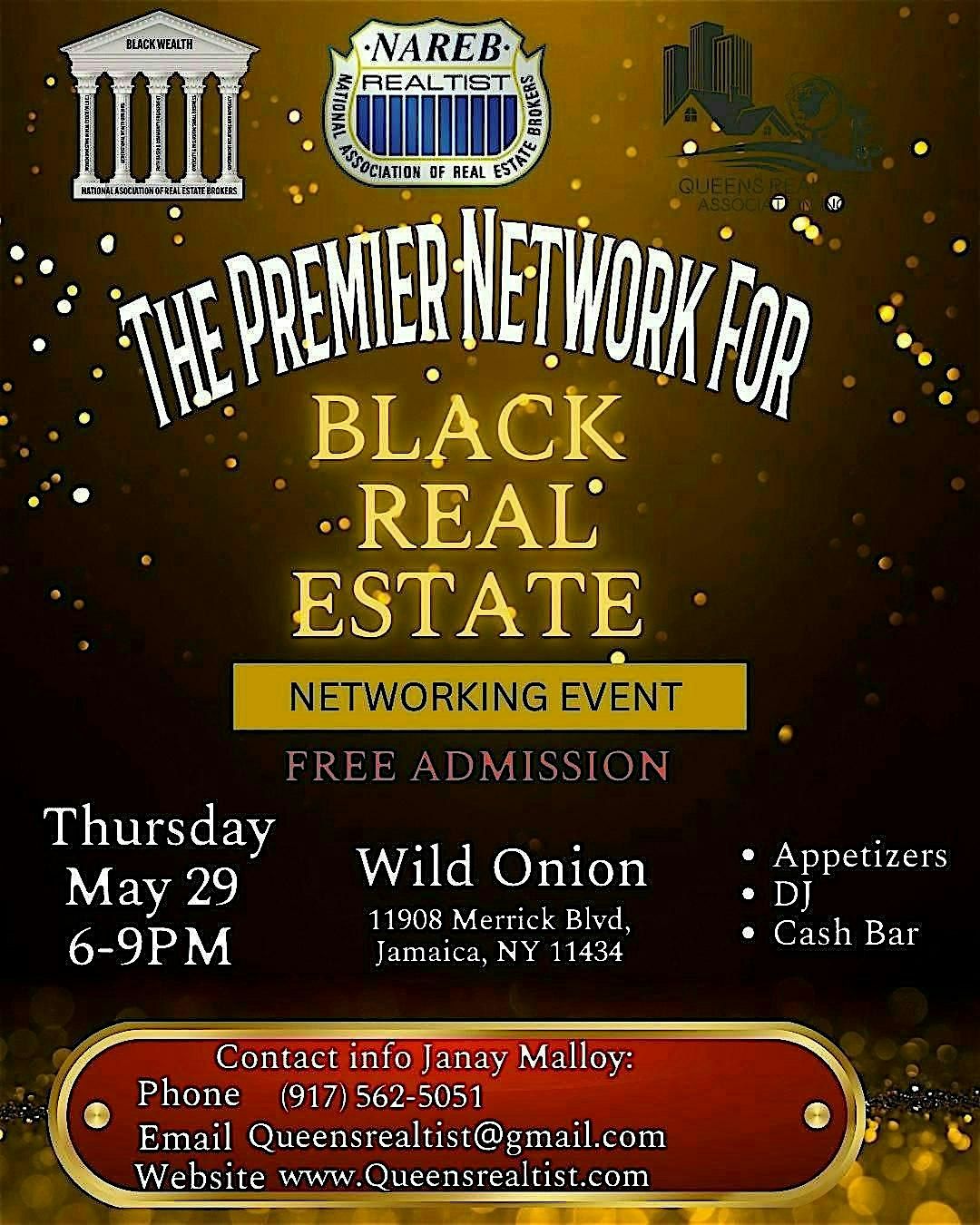 Queens Realtist  The Premier Network of Black Real Estate Professionals, 29 May | Event in Queens | AllEvents