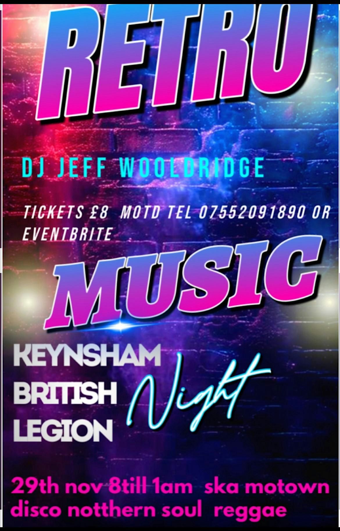 Retro night, 29 November | Event in Keynsham | AllEvents