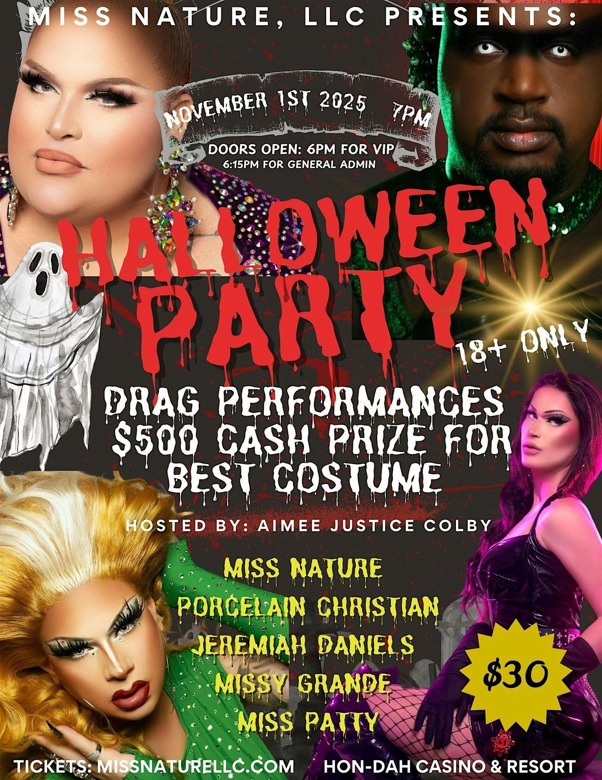 Pinetop Drag Halloween Party, 1 November | Event in Hondah | AllEvents