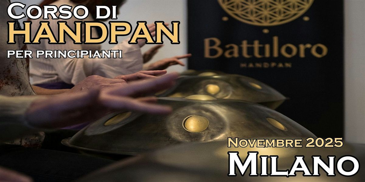 Corso di Handpan a Milano per principianti - programma Novembre 2025, 17 November | Event in Milano | AllEvents