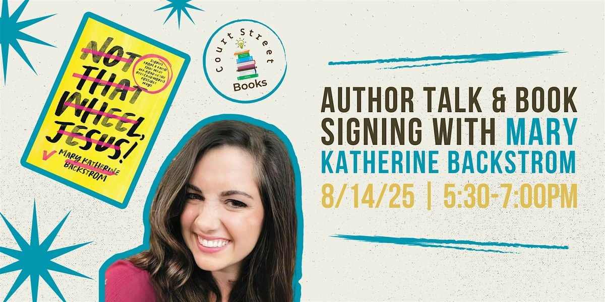 Author Talk & Book Signing With Mary Katherine Backstrom, 14 August | Event in Florence | AllEvents