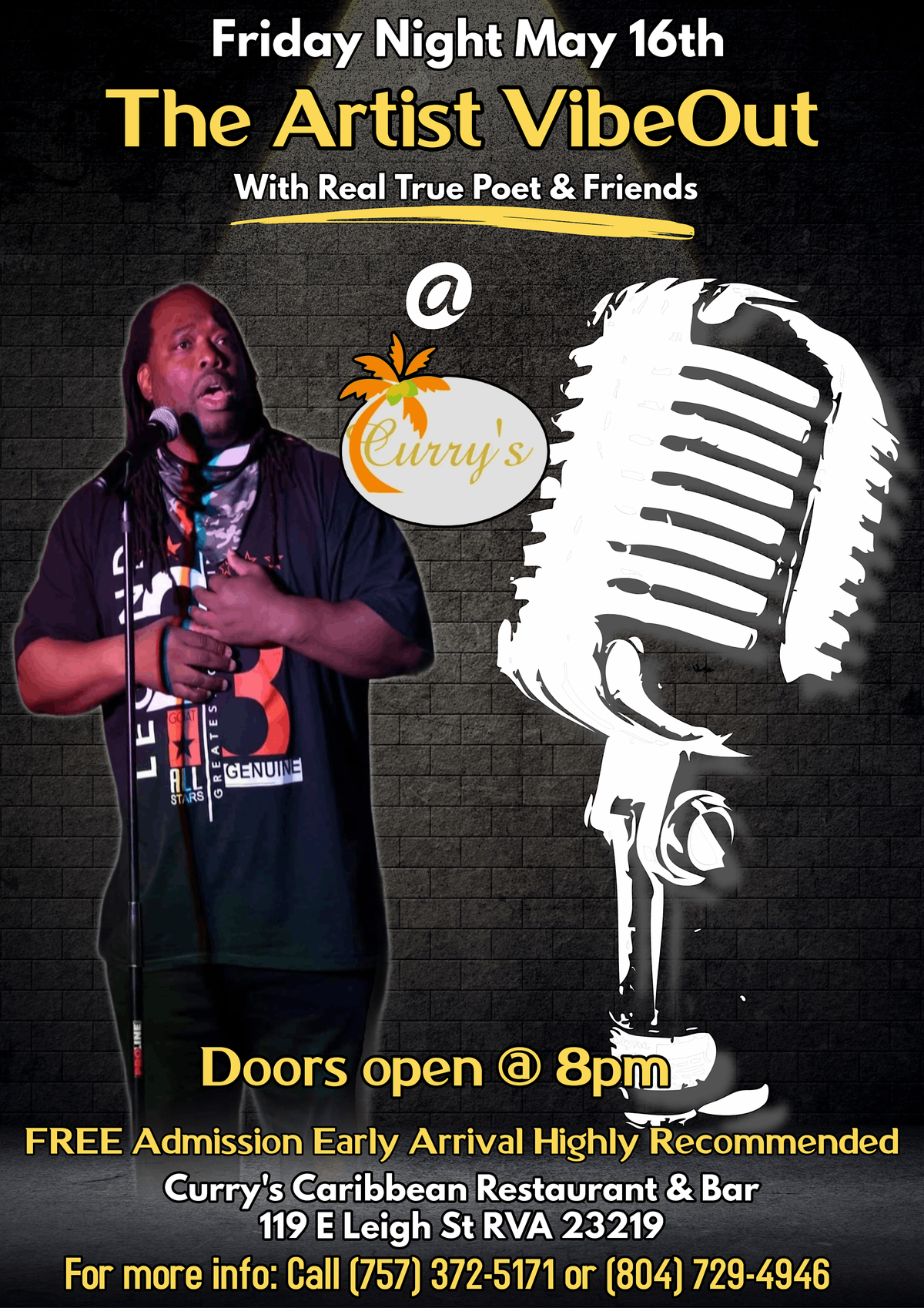 Real True Poet @ Curry's, 16 May | Event in Richmond | AllEvents