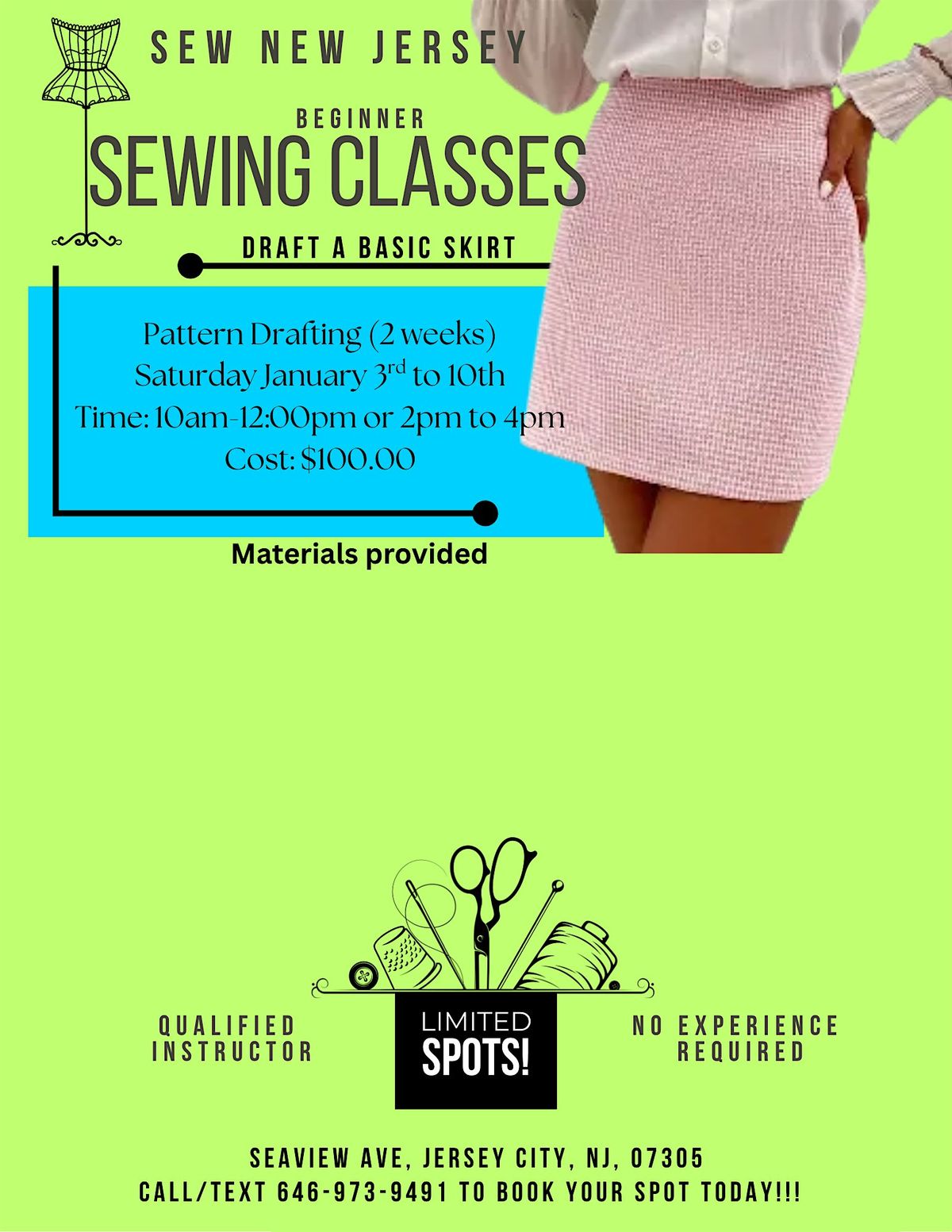 Pattern Drafting - Basic Skirt, 3 January | Event in Jersey City | AllEvents