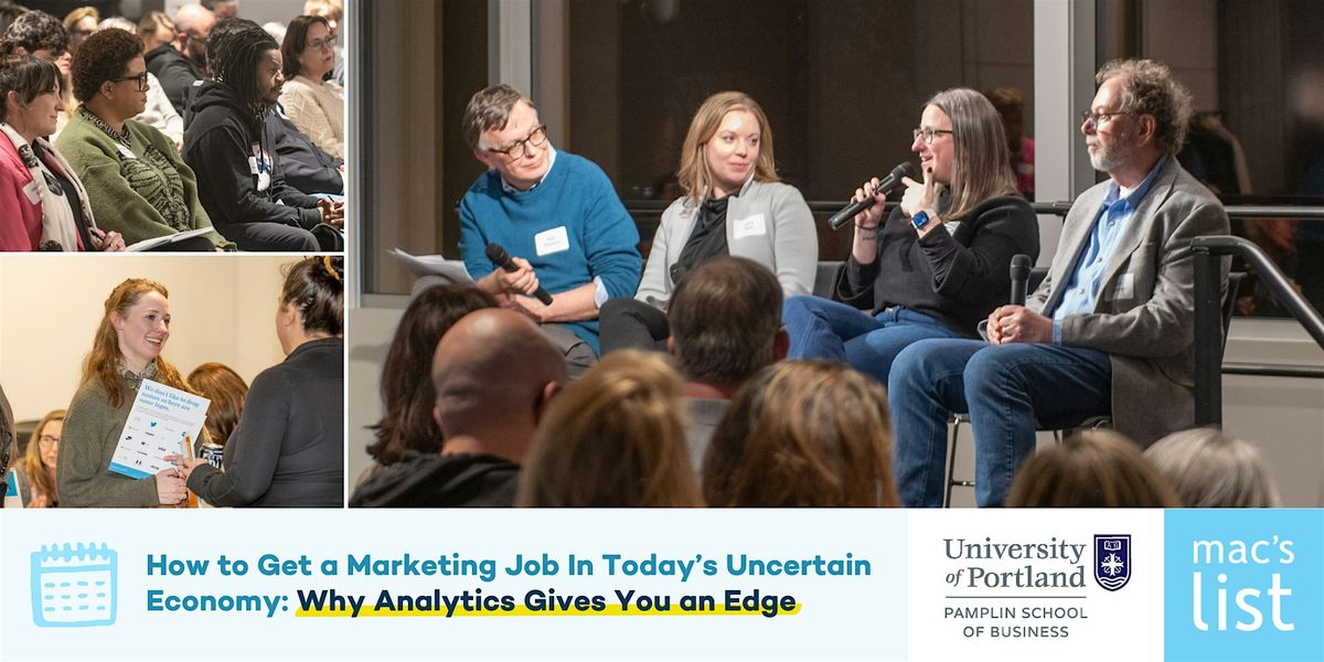 How to Get a Marketing Job in Today’s Uncertain Economy, 15 May | Event in Portland | AllEvents