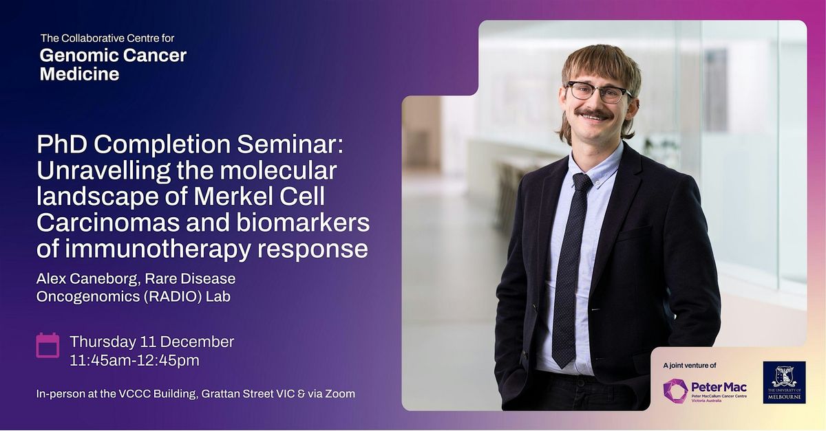 SEMINAR | Alex Caneborg PhD completion seminar, 11 December | Event in Melbourne | AllEvents