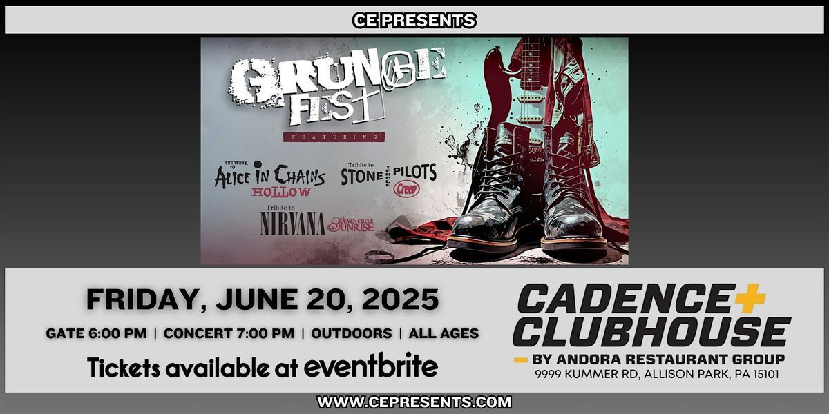 Grunge Fest - A Tribute to the 90s Grunge Era, 20 June | Event in Allison Park | AllEvents