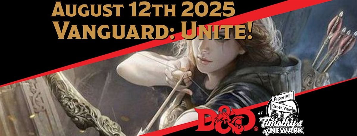 Vanguard: Unite!, 12 August | Event in Newark | AllEvents