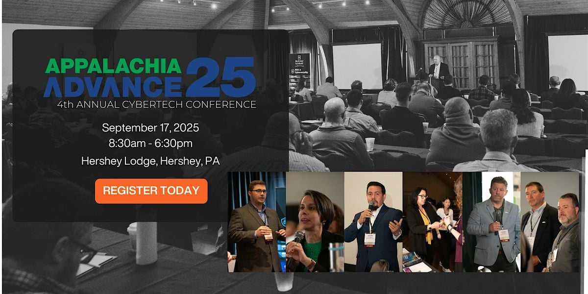 Appalachia Advance2025 - 4th Annual CyberTech Conference, 17 September | Event in Hershey | AllEvents