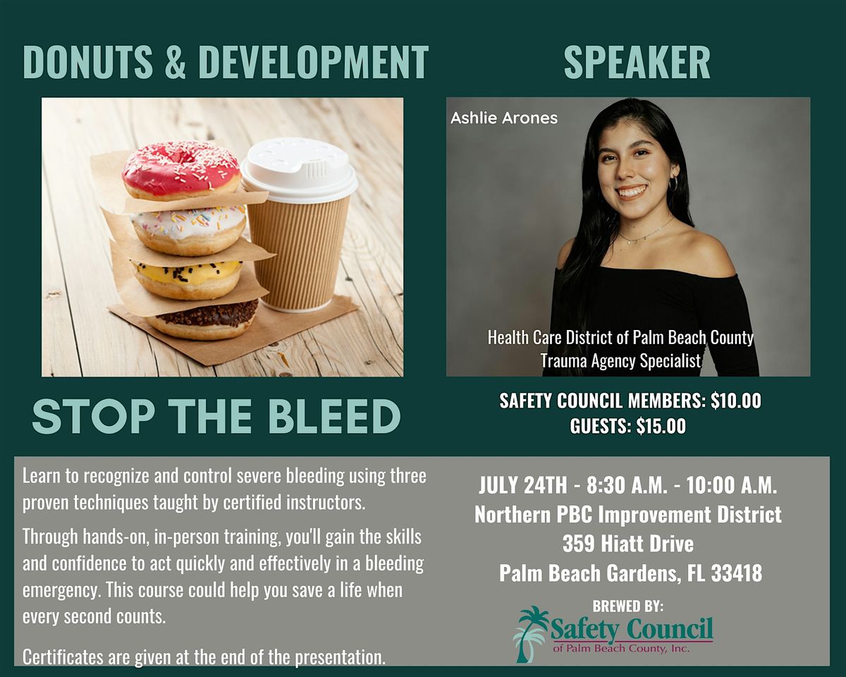 Donuts & Development - Stop The Bleed | Event in Palm Beach Gardens | AllEvents
