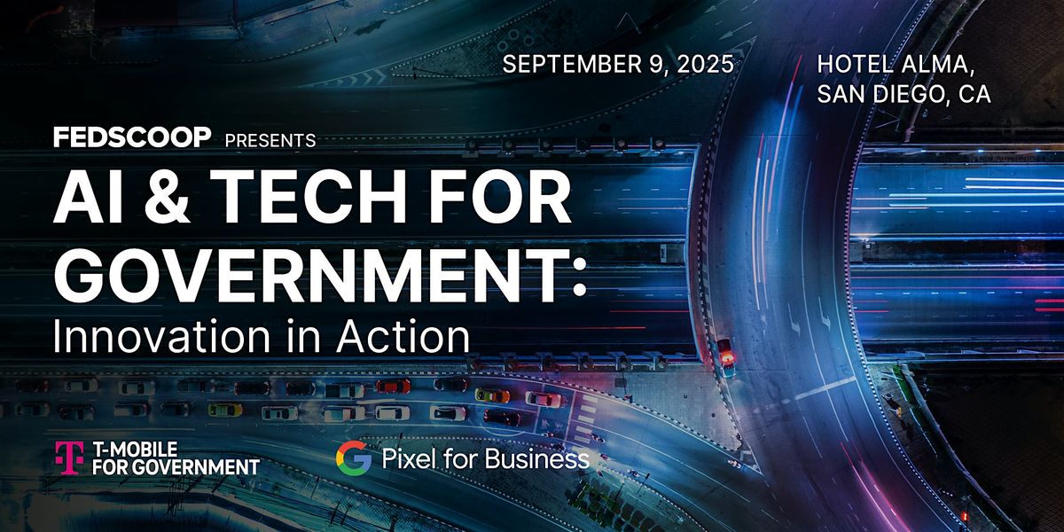 AI & Tech for Government: Innovation in Action, 9 September | Event in San Diego | AllEvents