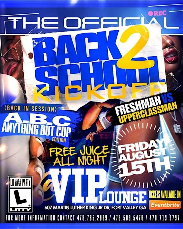 Back 2 School Kickoff Freshmen vs Upperclassmen ABC Edition, 15 August | Event in Fort Valley | AllEvents