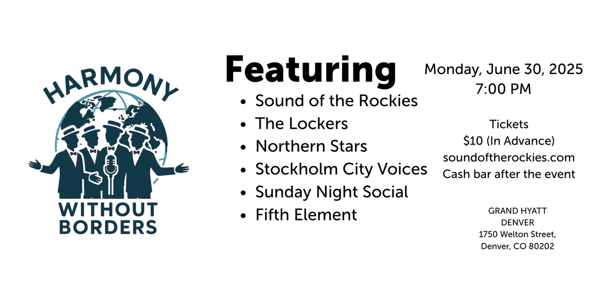 Harmony Without Borders, 30 June | Event in Denver | AllEvents