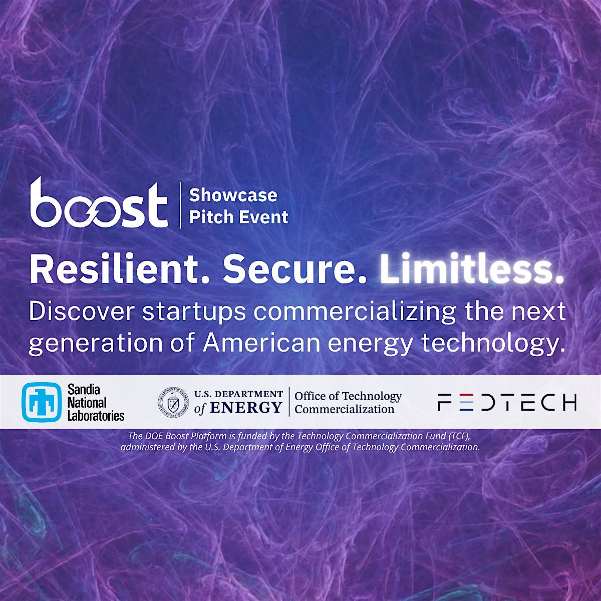 DOE Boost Showcase Pitch Event: Commercializing the Future of U.S. Energy, 11 December | Event in Albuquerque