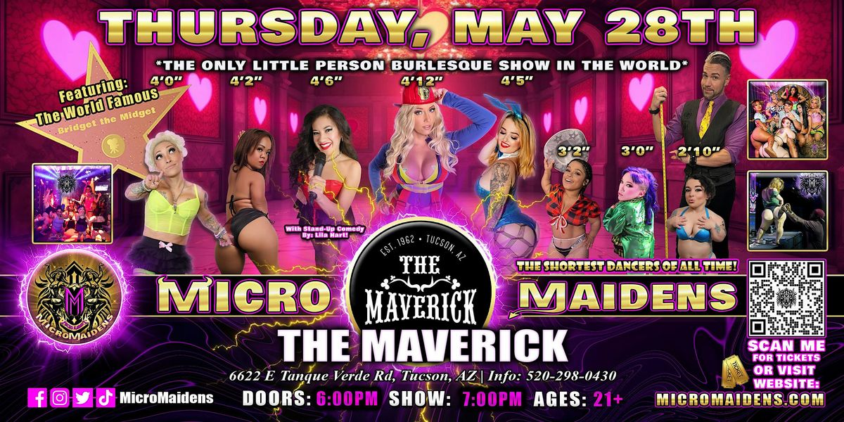 Tuscon, AZ - Micro Maidens Dwarf Dancers @ The Maverick, 28 May | Event in Tucson | AllEvents