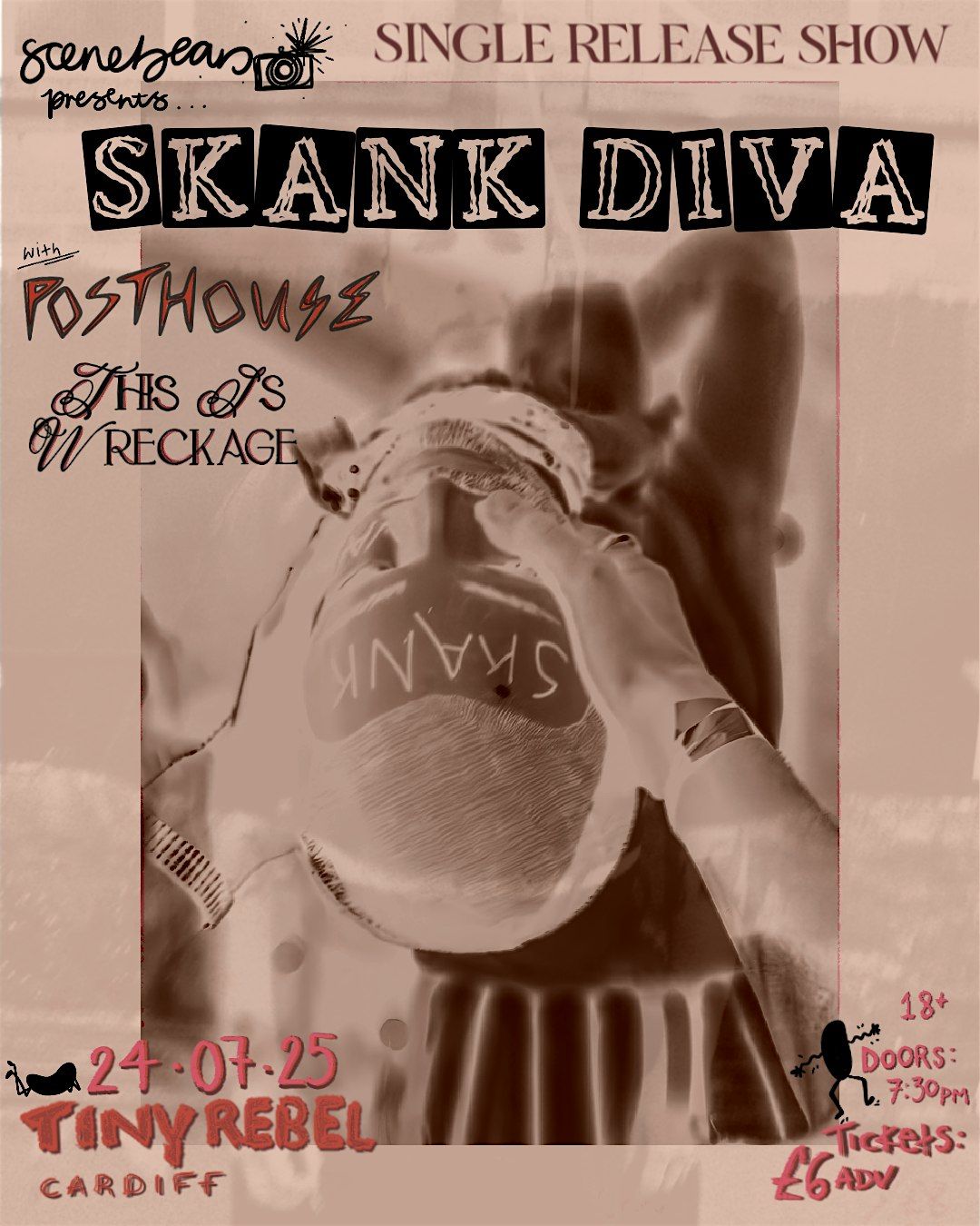 SKANK DIVA + POSTHOUSE + THIS IS WRECKAGE, 24 July | Event in Cardiff | AllEvents