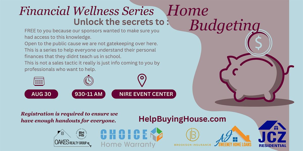 Unlock The Secrets to Home Budgeting, 30 August | Event in Whiteland | AllEvents