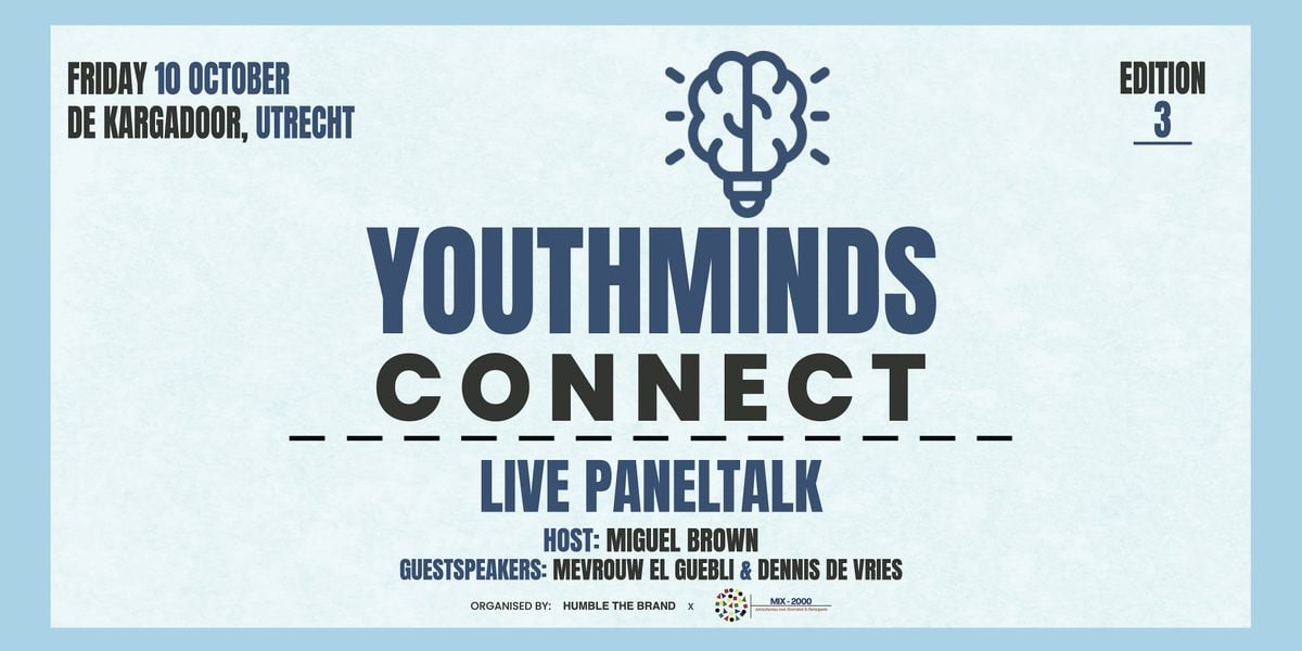 YouthMinds Connect, 10 October | Event in Utrecht | AllEvents