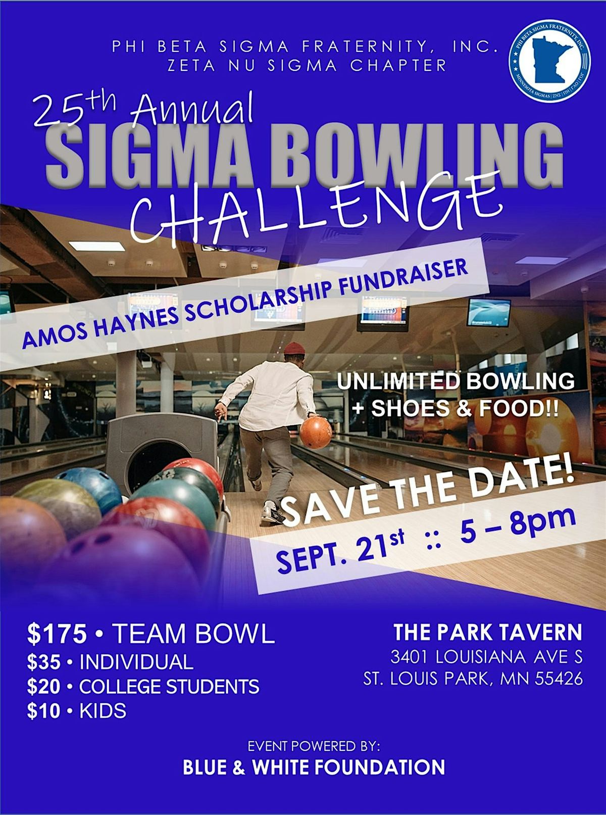 25th ANNUAL SIGMA BOWLING CHALLENGE, 21 September | Event in St. Louis Park | AllEvents