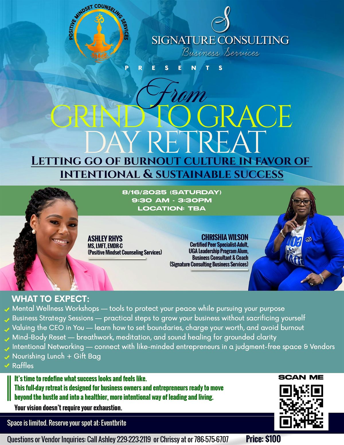 From Grind to Grace: A Day Retreat for Entrepreneurs, 16 August | Event in Valdosta | AllEvents