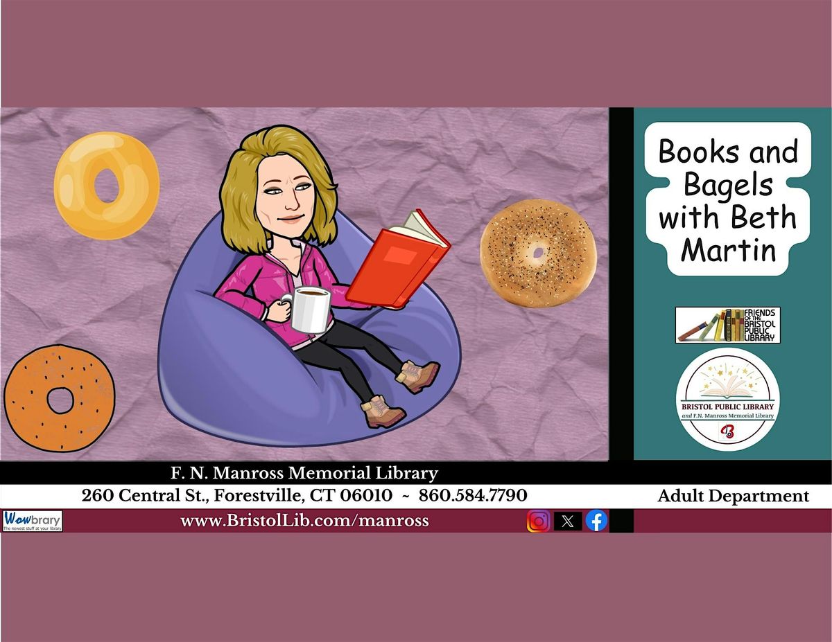 Books and Bagels with Beth Martin, 24 September | Event in Bristol | AllEvents