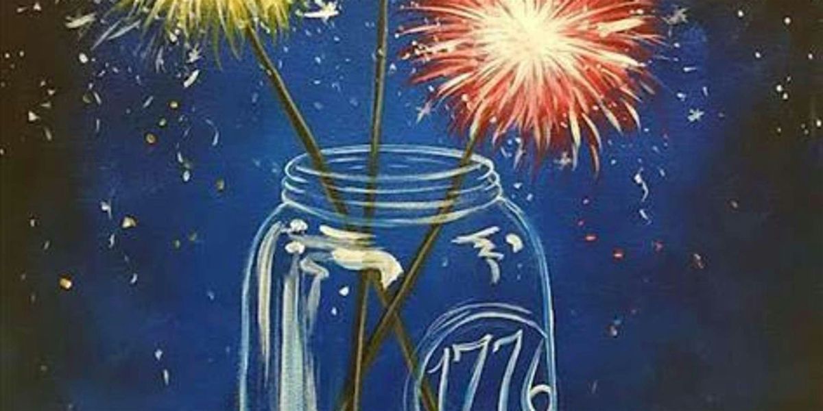 Sparklers in Mason Jar - Paint and Sip by Classpop!™, 29 June | Event in Pearland | AllEvents