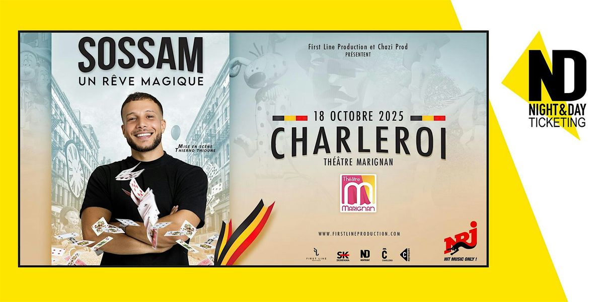 SOSSAM - Charleroi, 18 October | Event in Charleroi | AllEvents