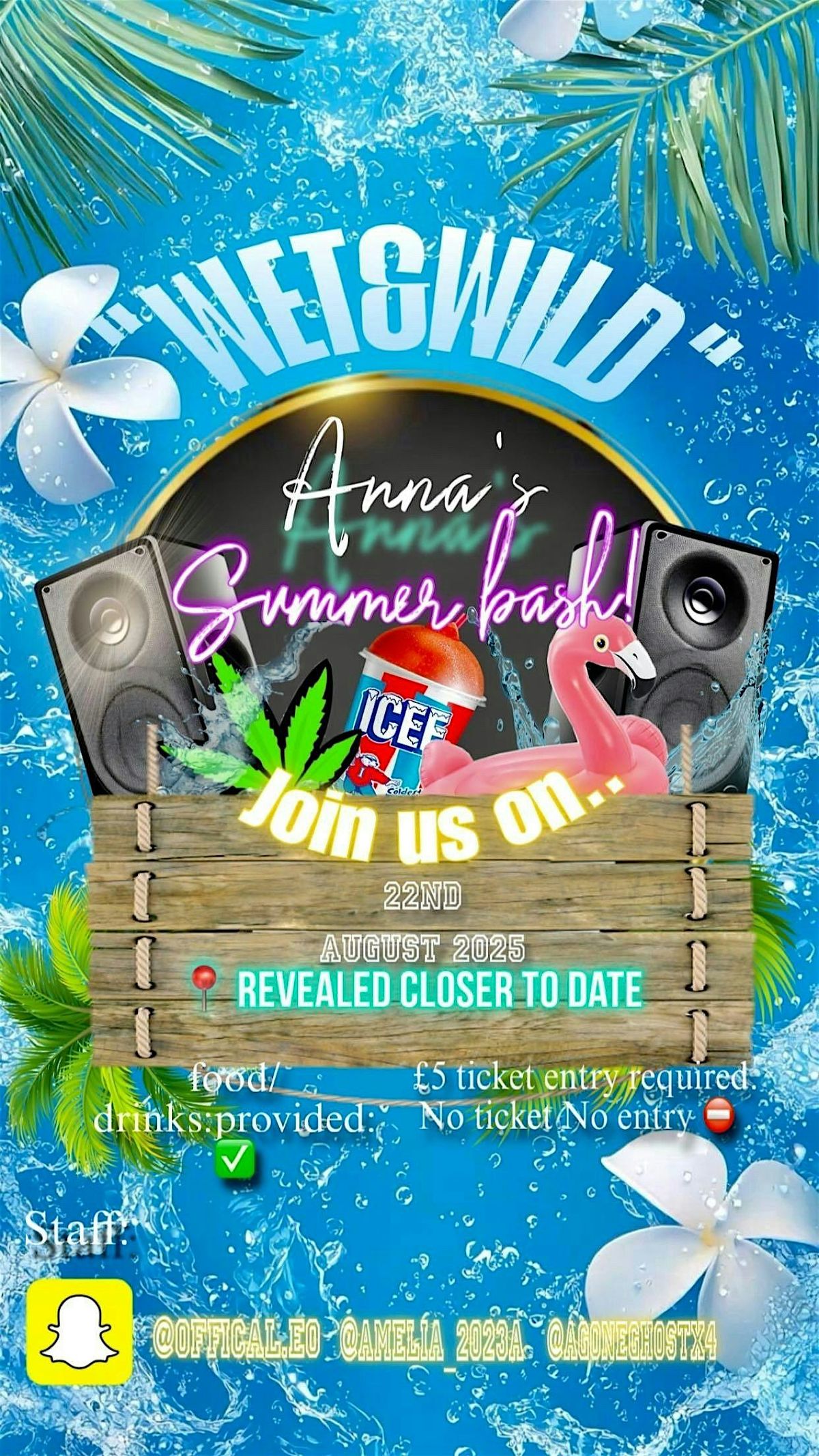 Anna’s summer bash, 22 August | Event in Feltham | AllEvents