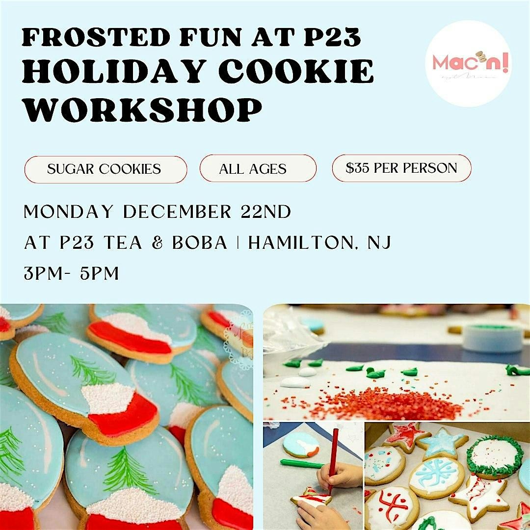 Frosted Fun! A Holiday Cookie Decorating Class, 22 December | Event in Hamilton Township | AllEvents