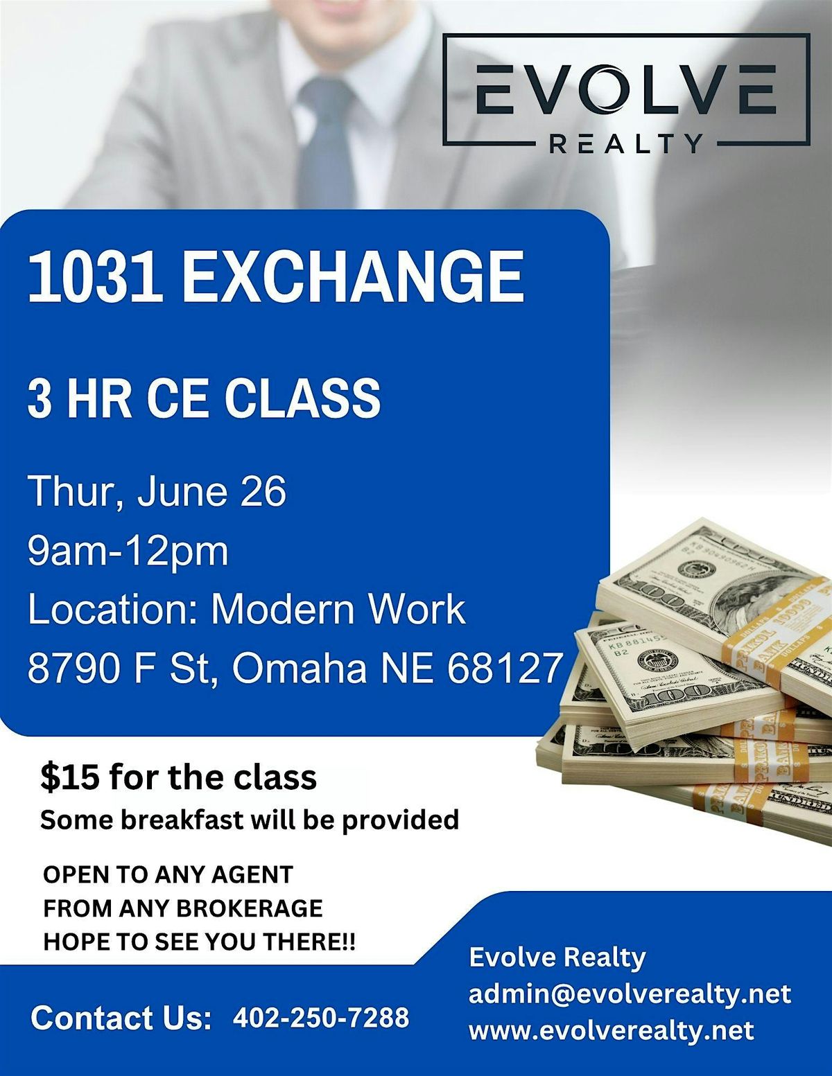 1031 Exchange 3 HR CE class | Event in Omaha | AllEvents
