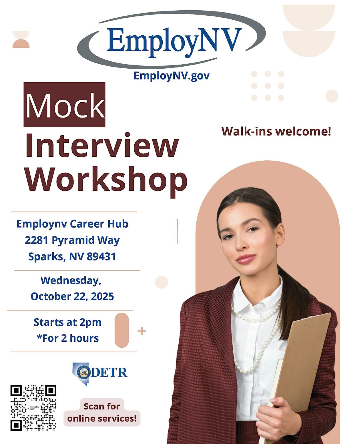 Mock Interview Workshop, 22 October | Event in Sparks | AllEvents