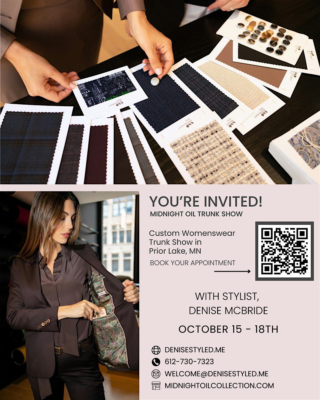 Midnight Oil Trunk Show | Custom Women's Trunk Show DT Prior Lake | Event in Prior Lake | AllEvents