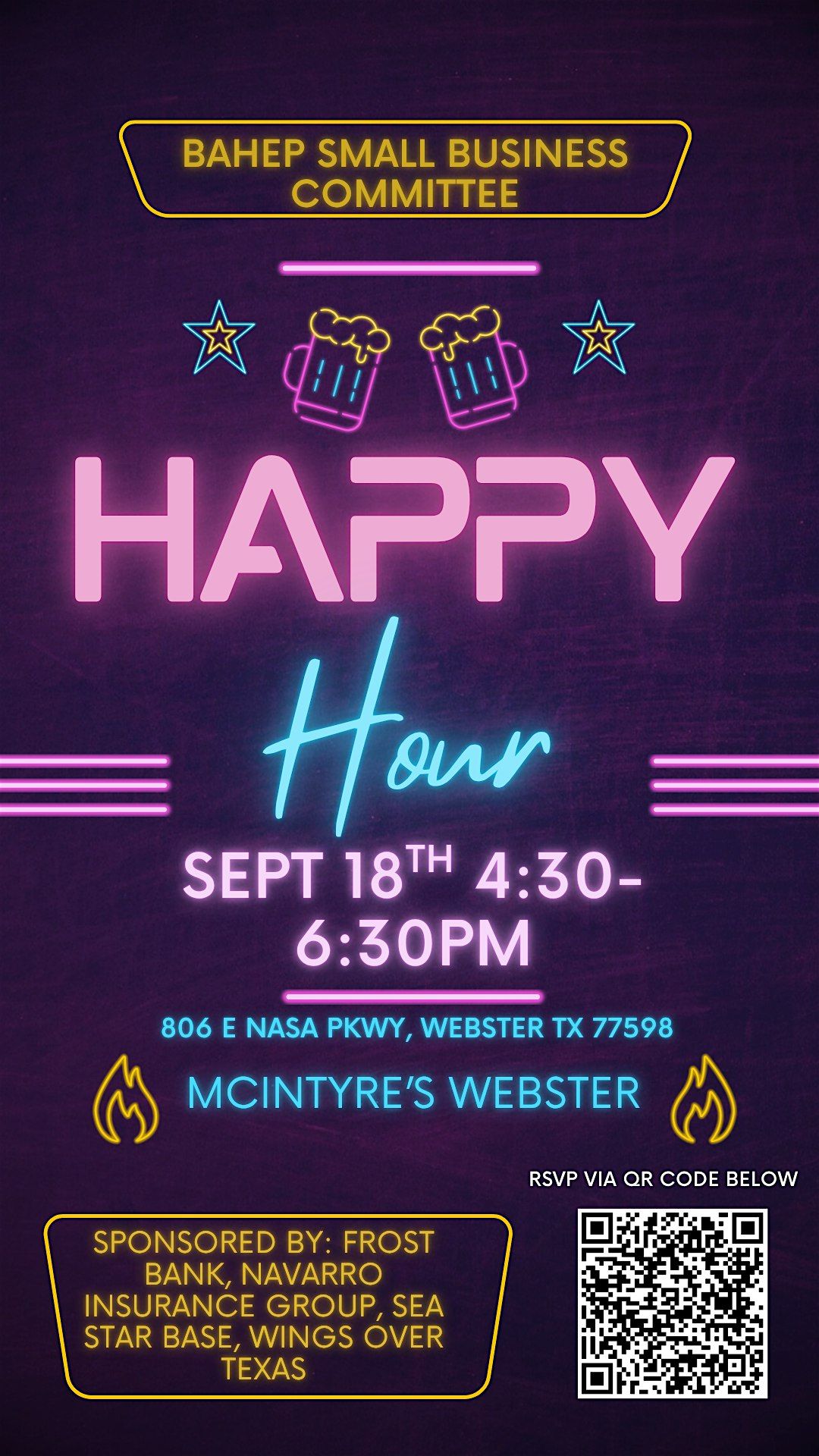 BAHEP Small Business Committee Happy Hour, 18 September | Event in Houston | AllEvents