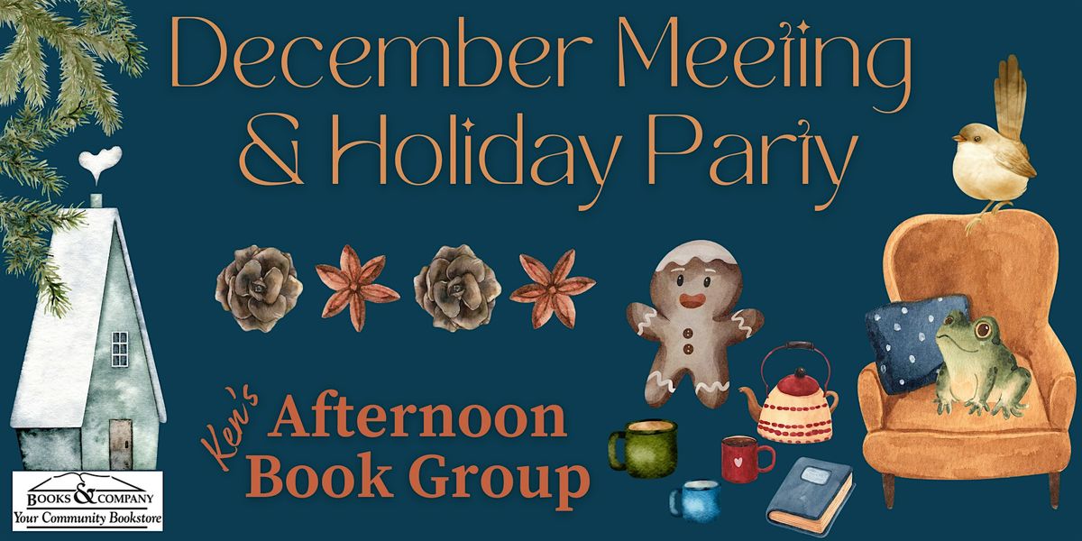 Books & Company Afternoon Book Group December 2025 Meeting, 17 December | Event in Oconomowoc | AllEvents