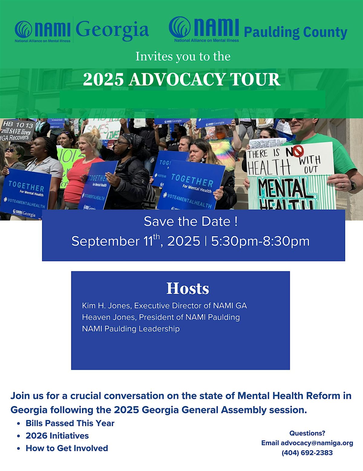 NAMI Georgia and NAMI Paulding Behavioral Health Tour, 11 September | Event in Dallas | AllEvents